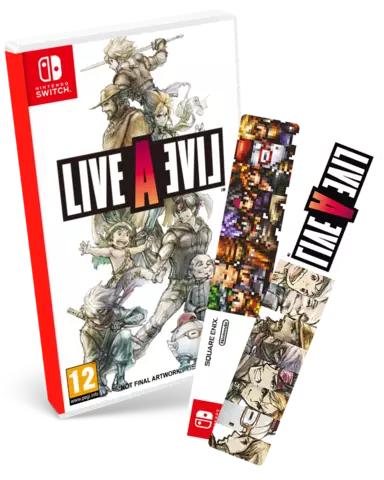 Comprar Live A Live + Marcapáginas Oficial Nintendo Switch Pack Marcapáginas