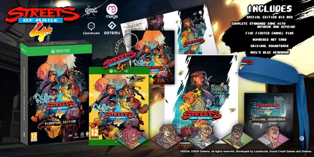 Comprar Streets of Rage 4 Edición Signature Xbox One Coleccionista