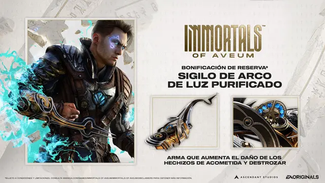 Sigilo de Arco de Luz Purificado - Inmortals of Aveum PS5