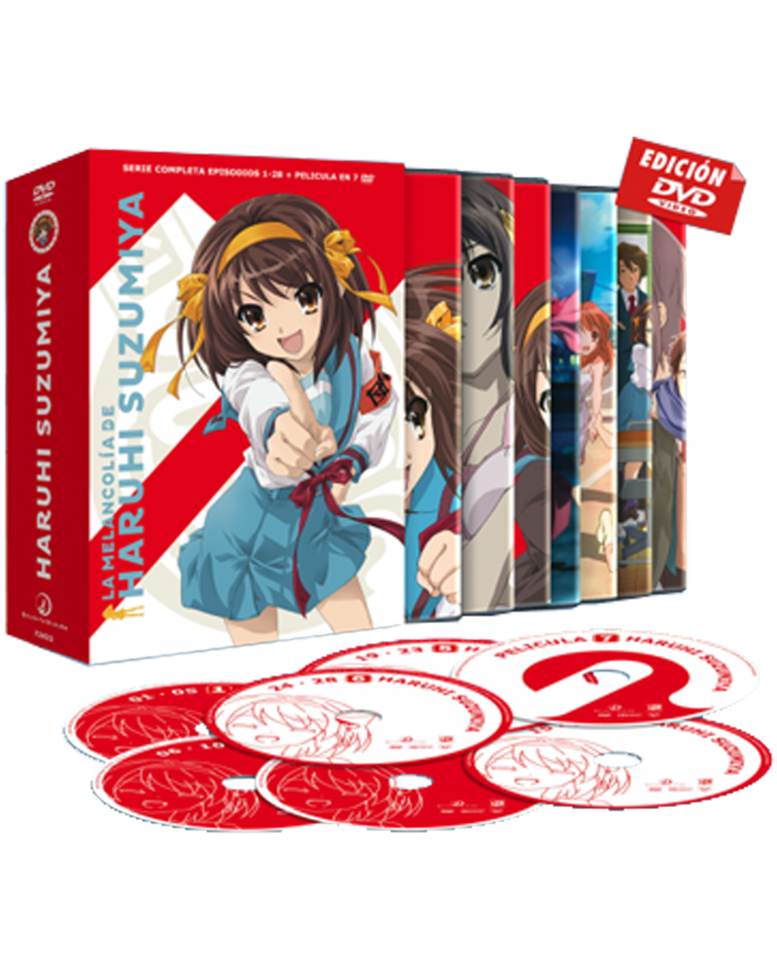 La melancolía de haruhi suzumiya edición dvd