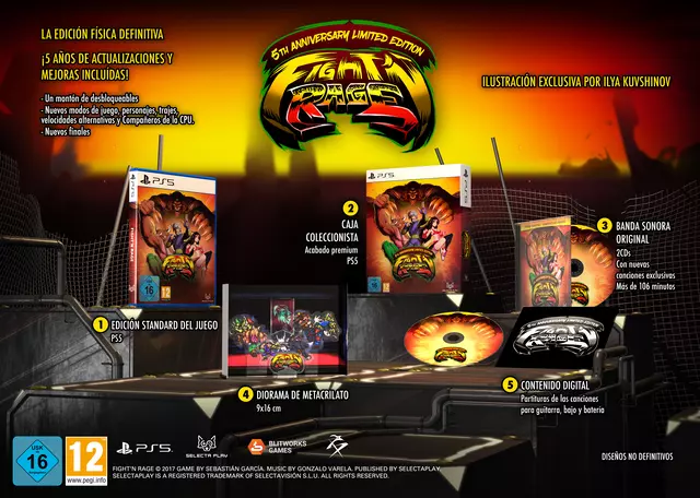 Comprar Fight N' Rage Edición Limitada 5º Aniversario PS5 Estándar