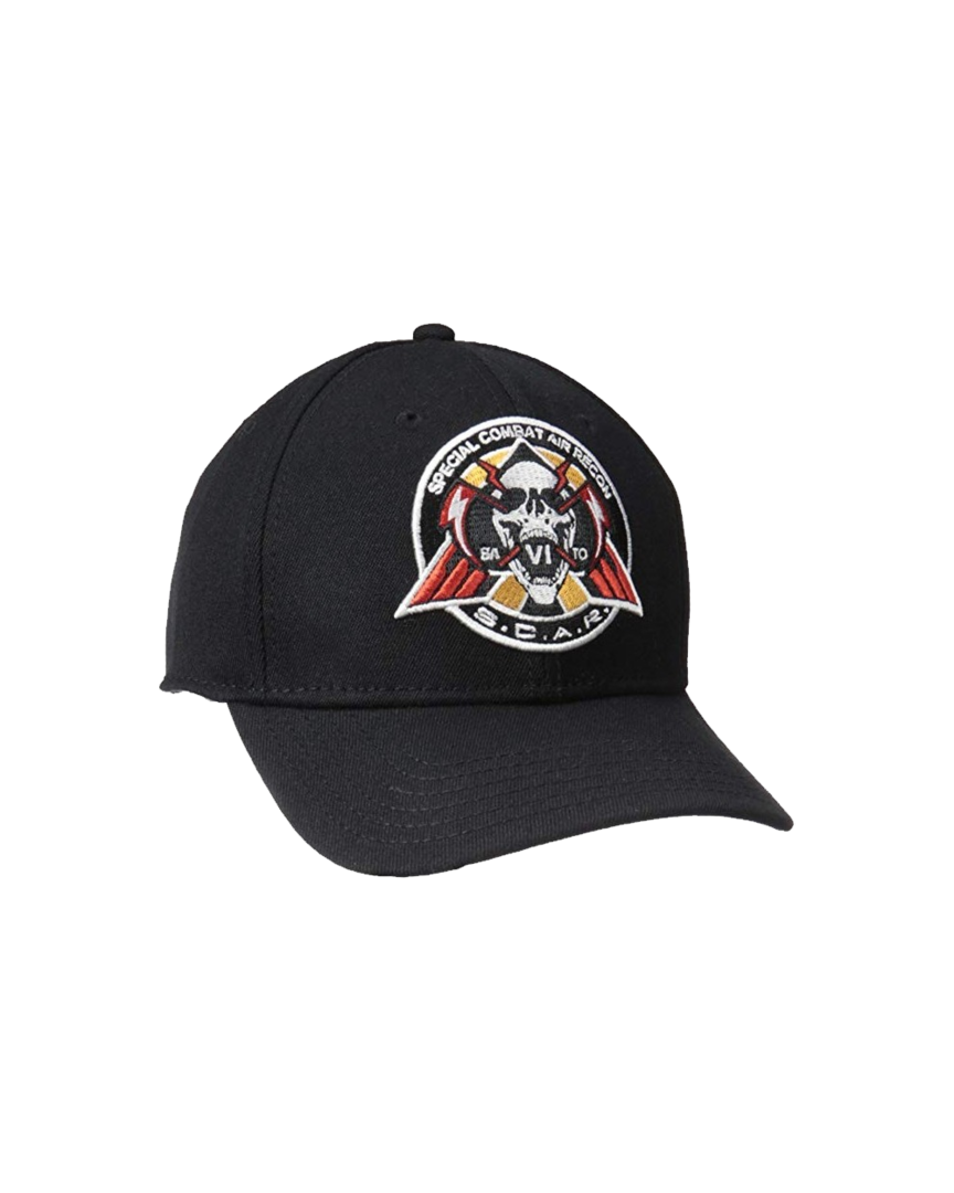 Gorra negra call of duty scar logo