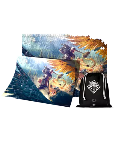 Comprar Puzzle 1000 Piezas Geralt vs Grifo The Witcher III 