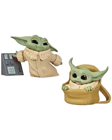 Comprar Pack Figuras Baby Yoda Wild Button Star Wars: The Mandalorian 6 cm Figuras de Videojuegos