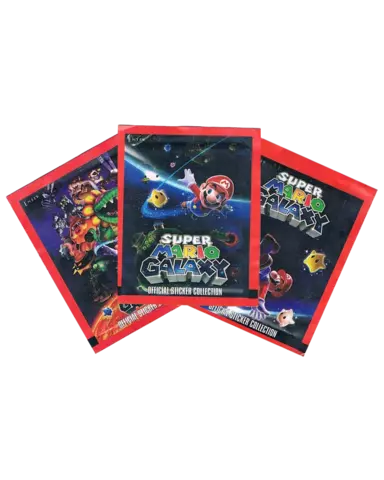 Comprar Pack de 50 Sobres de Pegatinas Super Mario Galaxy Pack 50 Sobres