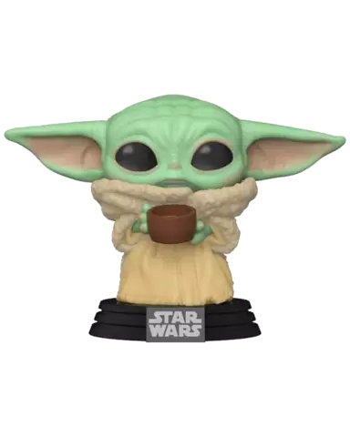 Comprar Figura POP! Baby Yoda con Taza Star Wars The Mandalorian Figuras de Videojuegos Baby Yoda con Taza