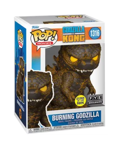 Comprar Figura POP! Godzilla en llamas Glow in the Dark Godzilla vs. Kong 9cm Figuras de Videojuegos