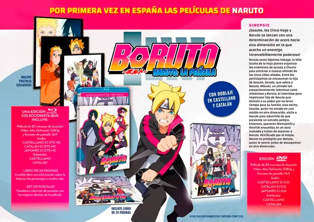 Comprar Boruto - Naruto: La Película Blu-Ray Coleccionista Blu-ray