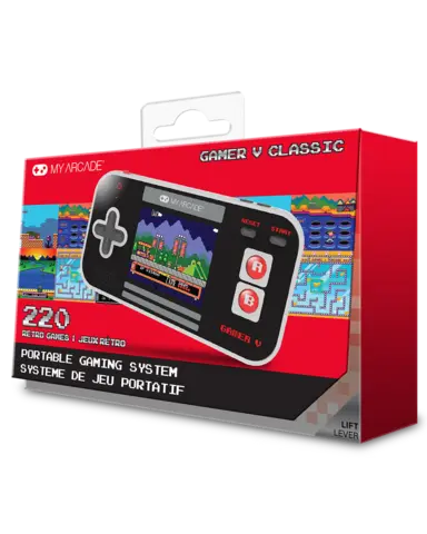 Consola Retro My Arcade Gamer V Portable Classic Negra/Gris/Roja 220 Games