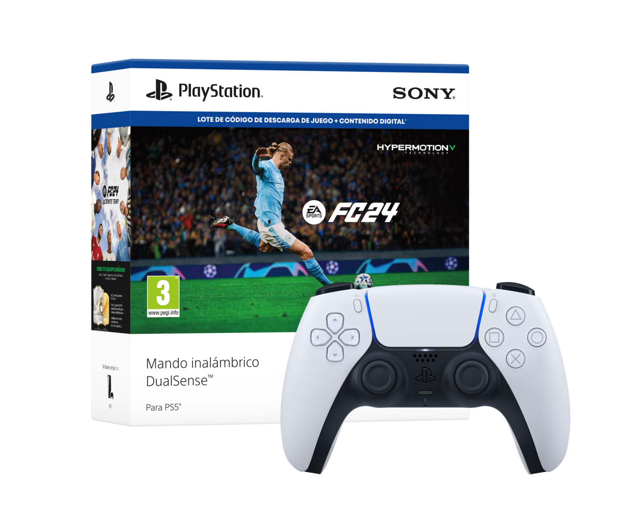 Mando Inalámbrico DualSense® + EA Sports™ FC24 Digital