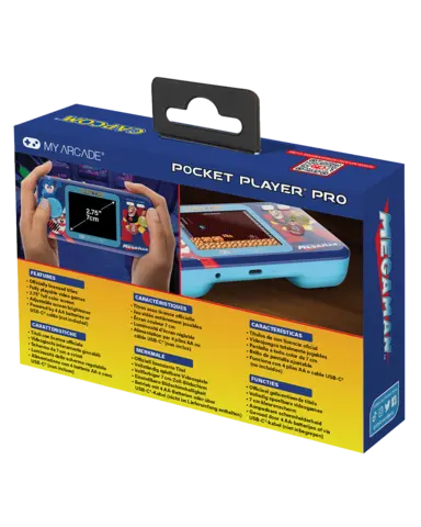 Comprar Consola Pocket Player Pro Gamer Mega Man My Arcade (6 Juegos) 