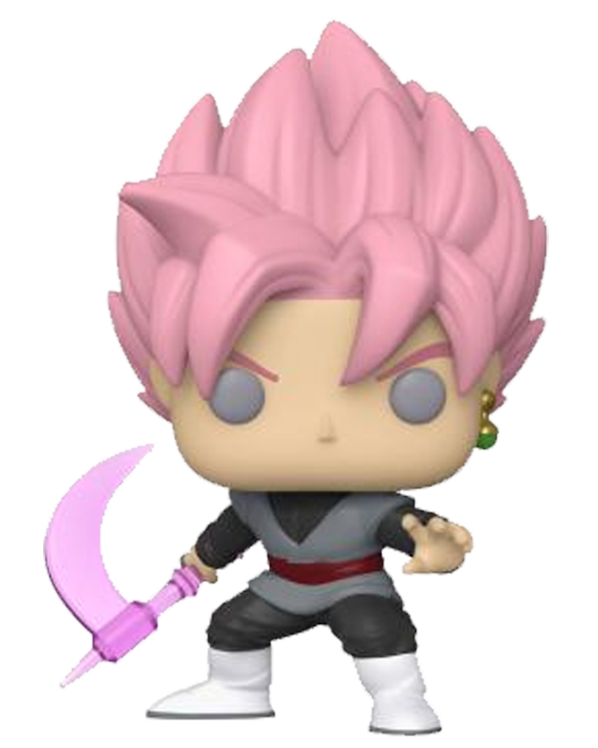 Figura pop! black goku super sayan rosa dragon ball super super 9 cm