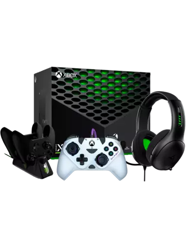 Comprar Xbox Series X + Mando Victrix Gambit con Licencia + Auriculares Gaming LVL50 Negros + Estación de Carga Negra - Xbox Series, Xbox + VIctrix Gambit