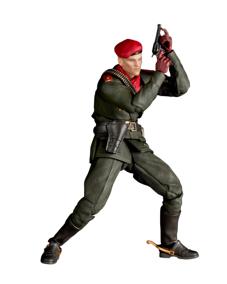 Figura revolver ocelot metal gear solid: delta snake eater revoltech a.y. kaiyodo