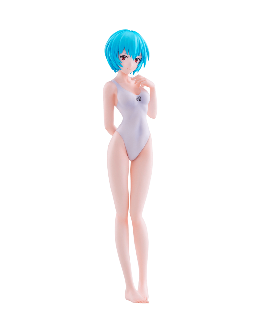 Figura rei ayanami rebuild of evangelion beach queens pop up parade l