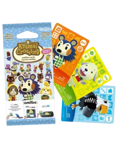 Comprar Pack 3 Tarjetas amiibo Animal Crossing Serie 3 + Peluche Betunio +Album para Cartas Coleccionista + Set de Postales Animal Crossing Figuras amiibo