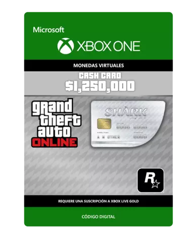 Comprar Grand Theft Auto V: Great White Shark Card Xbox Live Xbox One