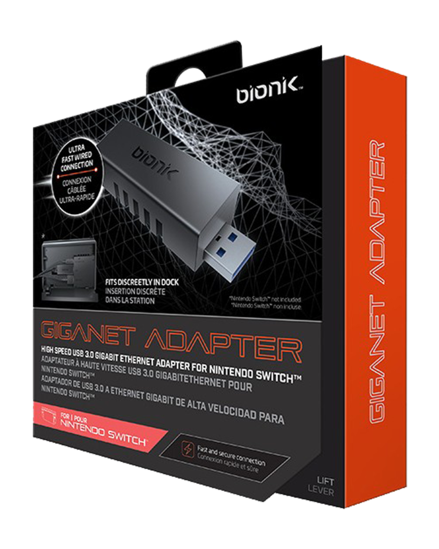 Adaptador ethernet giganet alta velocidad usb 3.0 para nintendo switch