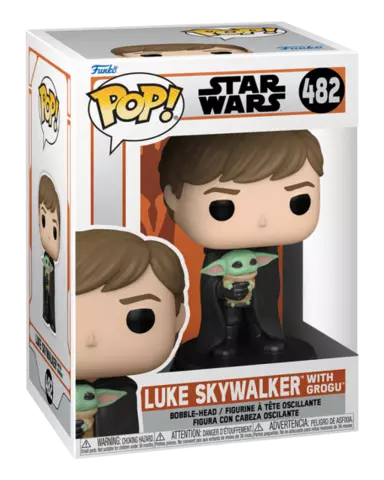 Comprar Figura POP! Luke Skywalker con Grogu Star Wars 16cm Figuras de Videojuegos