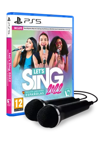 Comprar Let´s Sing 2022 (Incluye Canciones Españolas) + 2 Micrófonos - PS5, Pack 2 Micros