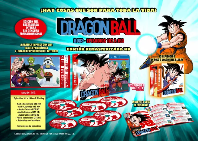 Comprar Dragon Ball Box 3 (Episodios 102 a 153) Edición Blu-ray Box 3 Blu-ray