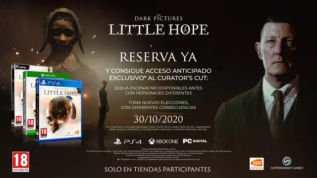 Acceso Anticipado Curator's Cut Little Hope - Xbox One