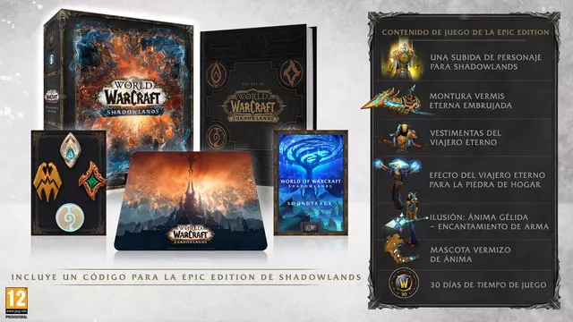 Comprar World of Warcraft: Shadowlands Edición Epic Coleccionista  PC Coleccionista