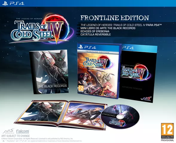 Comprar The Legend of Heroes: Trails of Cold Steel IV Edición Frontline PS4 Limitada