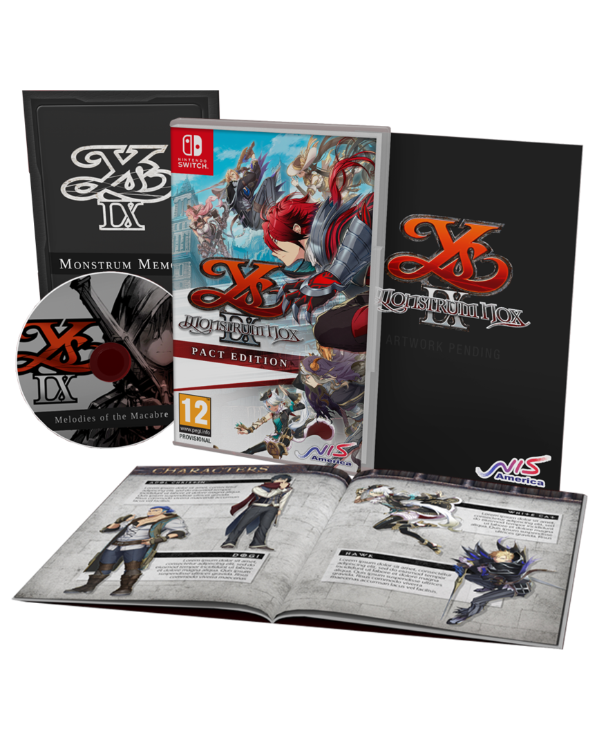 Ys ix: monstrum nox edición pact