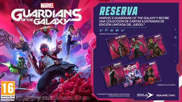 Colección de cartas ilustradas Marvel’s Guardians of the Galaxy