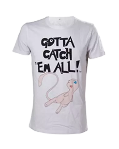 Comprar Camiseta Blanca Mew GCEA Pokémon Talla XXL - Talla XXL, Camiseta