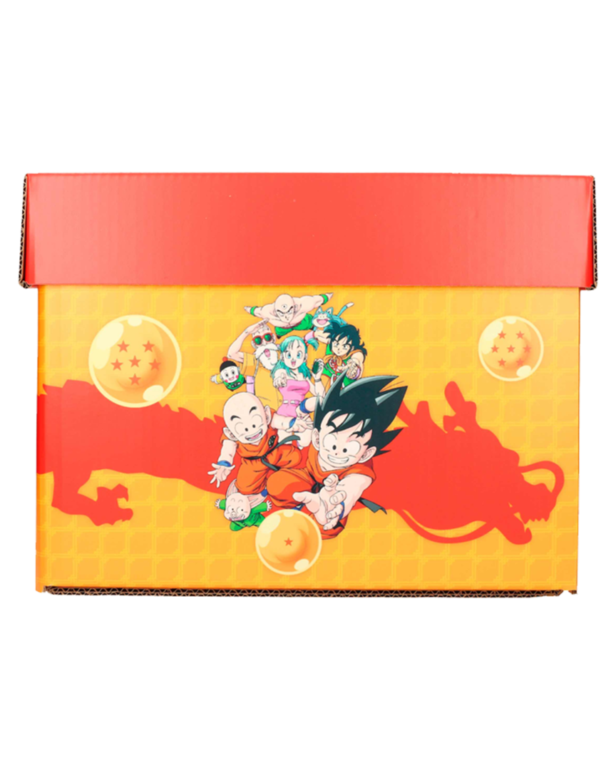 Caja naranja para comics dragon ball