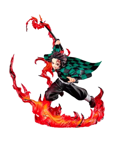 Figura Tanjiro Kamado Aliento Total Concentrado Demon Slayer 19 cm