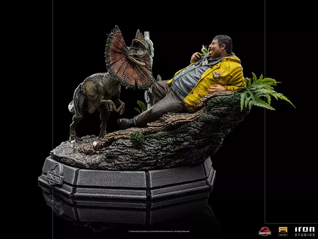 Comprar Figura Jurassic Park Dennis Nedry se encuentra con el Dilophosaurus 21 cm Figuras de Videojuegos Estándar