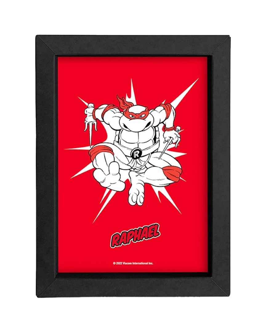 Cuadro raphael tmntframe kraft edición pop 15x20cm
