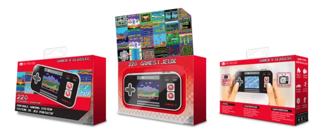 Comprar Consola Retro My Arcade Gamer V Portable Classic Negra/Gris/Roja 220 Games 