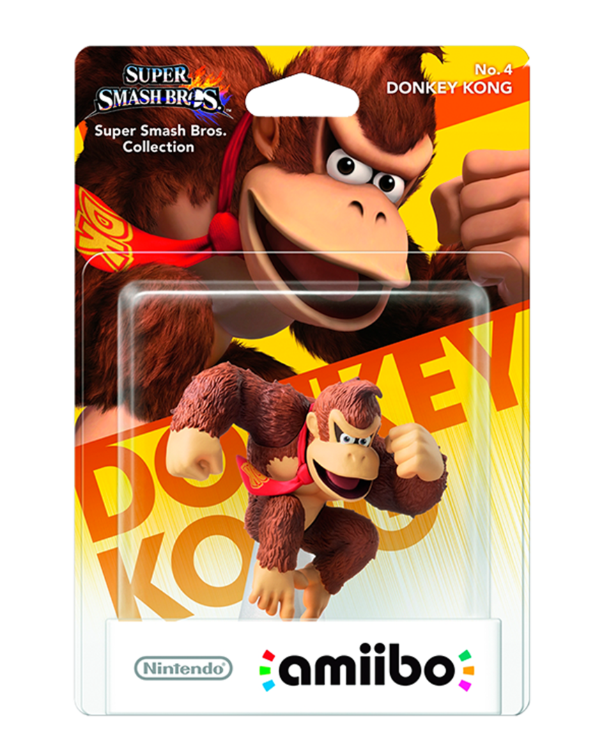 Figura amiibo donkey kong (serie ssb)