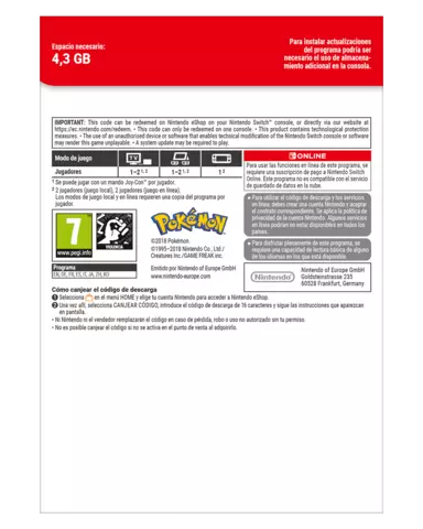Comprar Pokémon: Let's Go Eevee Switch Estándar | Digital