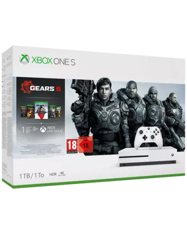 Comprar Xbox One S 1TB + Gears of War 5 Xbox One