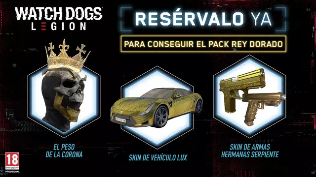 DLC Pack Rey Dorado - PS4