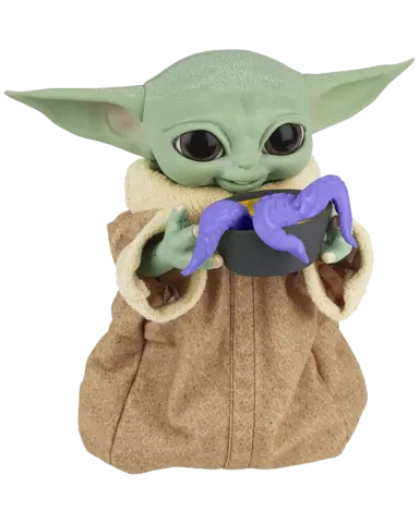 Figura Baby Yoda Galatic Snackin Animatrónica Star Wars: The Mandalorian 23 cm