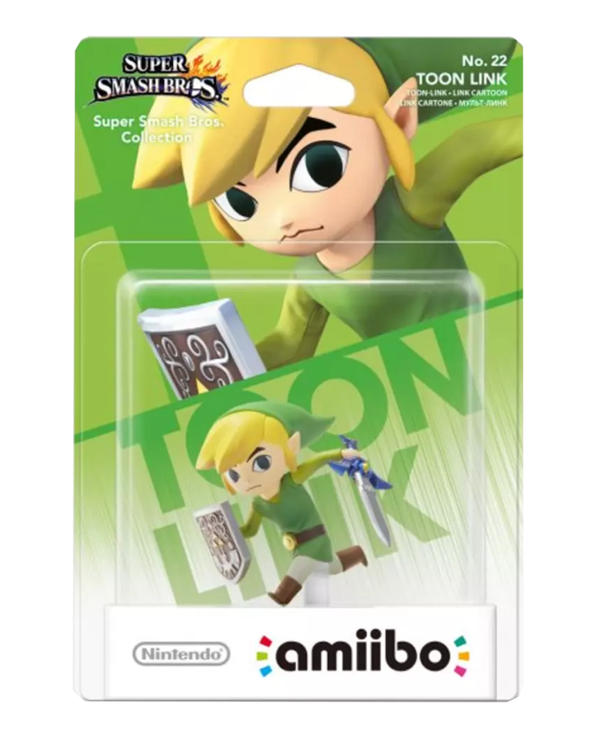 Figura amiibo toon link (serie ssb)