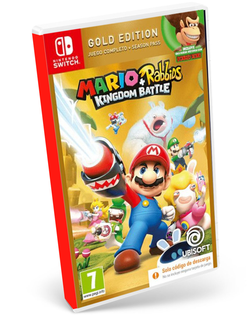 Mario + rabbids kingdom battle edición gold código de descarga)
