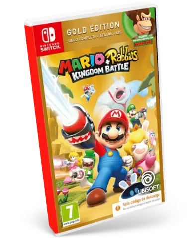 Comprar Mario + Rabbids Kingdom Battle Edición Gold Código de descarga) Switch Deluxe | Código de descarga
