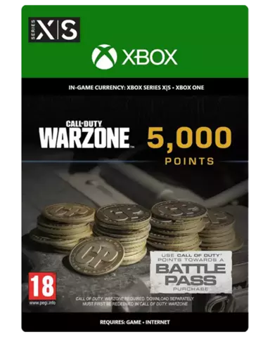 Comprar Call of Duty: Warzone 5000 Puntos Xbox Series Xbox Live