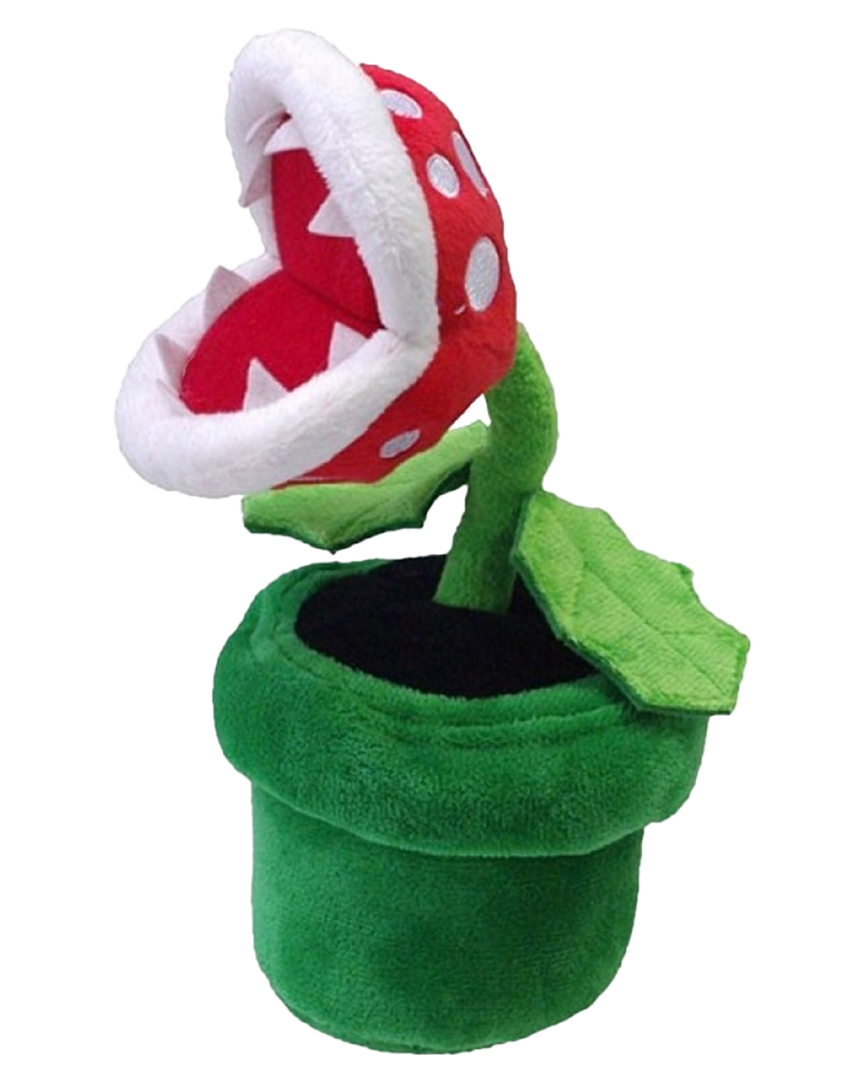 Peluche Super Mario Planta Piraña 23 Cm