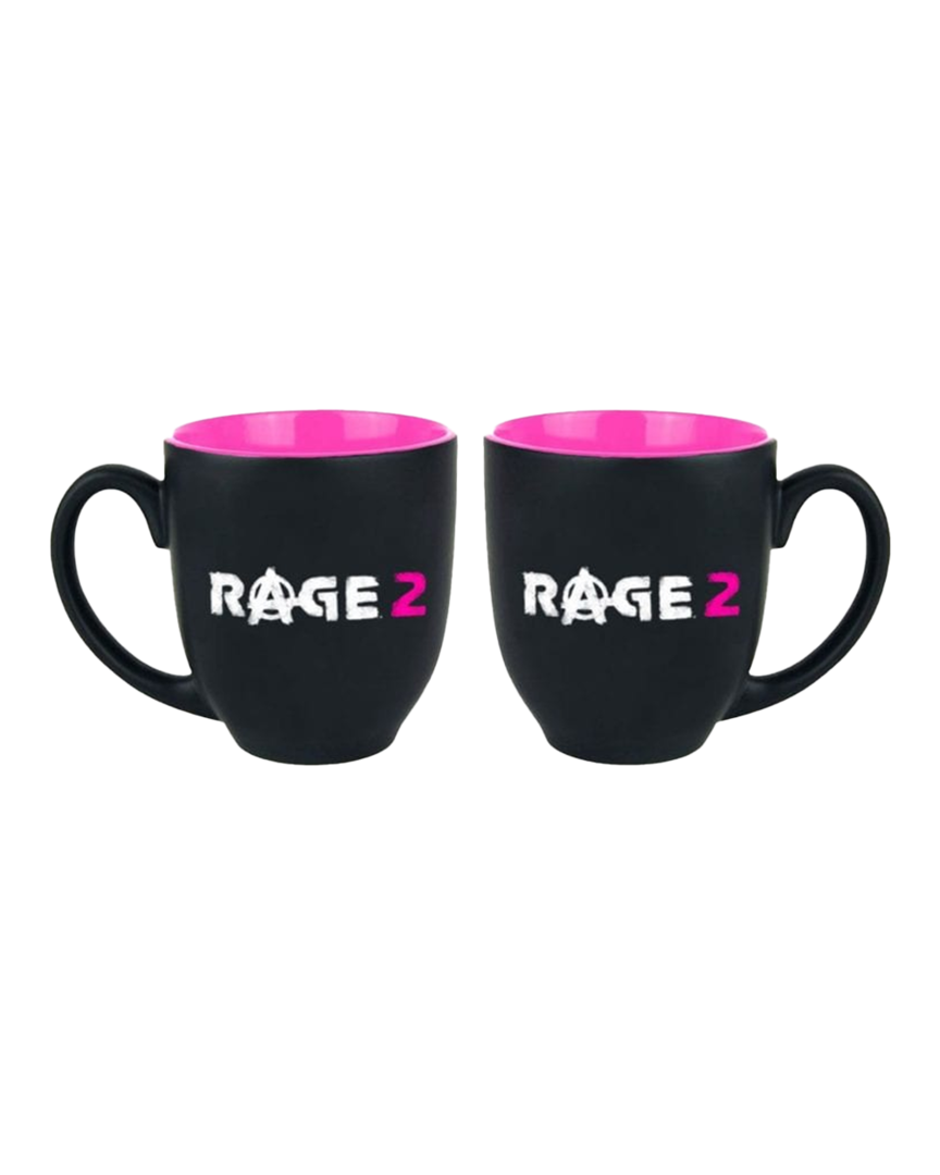 Taza logo de dos colores rage 2