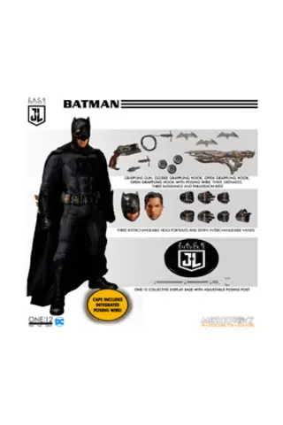 Comprar Set 3 Figuras Mezco Toys One:12 Collection DC La Liga de la Justicia de Zack Snyder 15cm Figuras