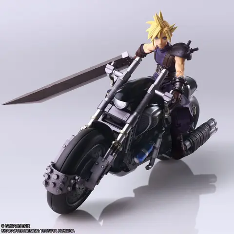 Reservar Figura Final Fantasy VII Cloud Strife y Hardy-Daytona Bring Arts Square Enix Figuras