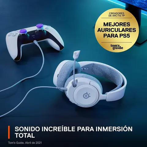 Reservar Auriculares Gaming Arctis Nova 1P Blancos con Cable Steelseries PS5 screen 8